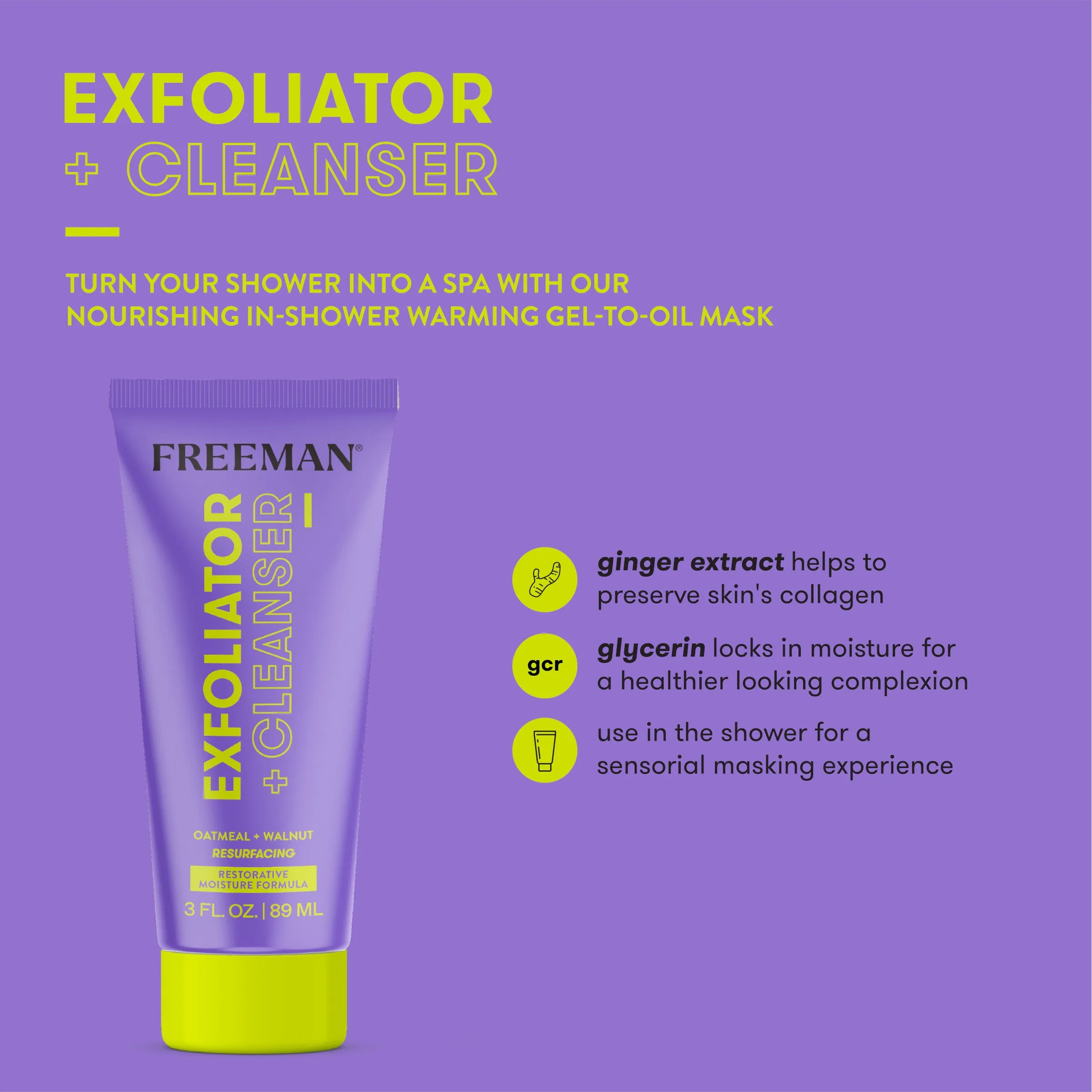 Restorative Facial Exfoliator   Cleanser