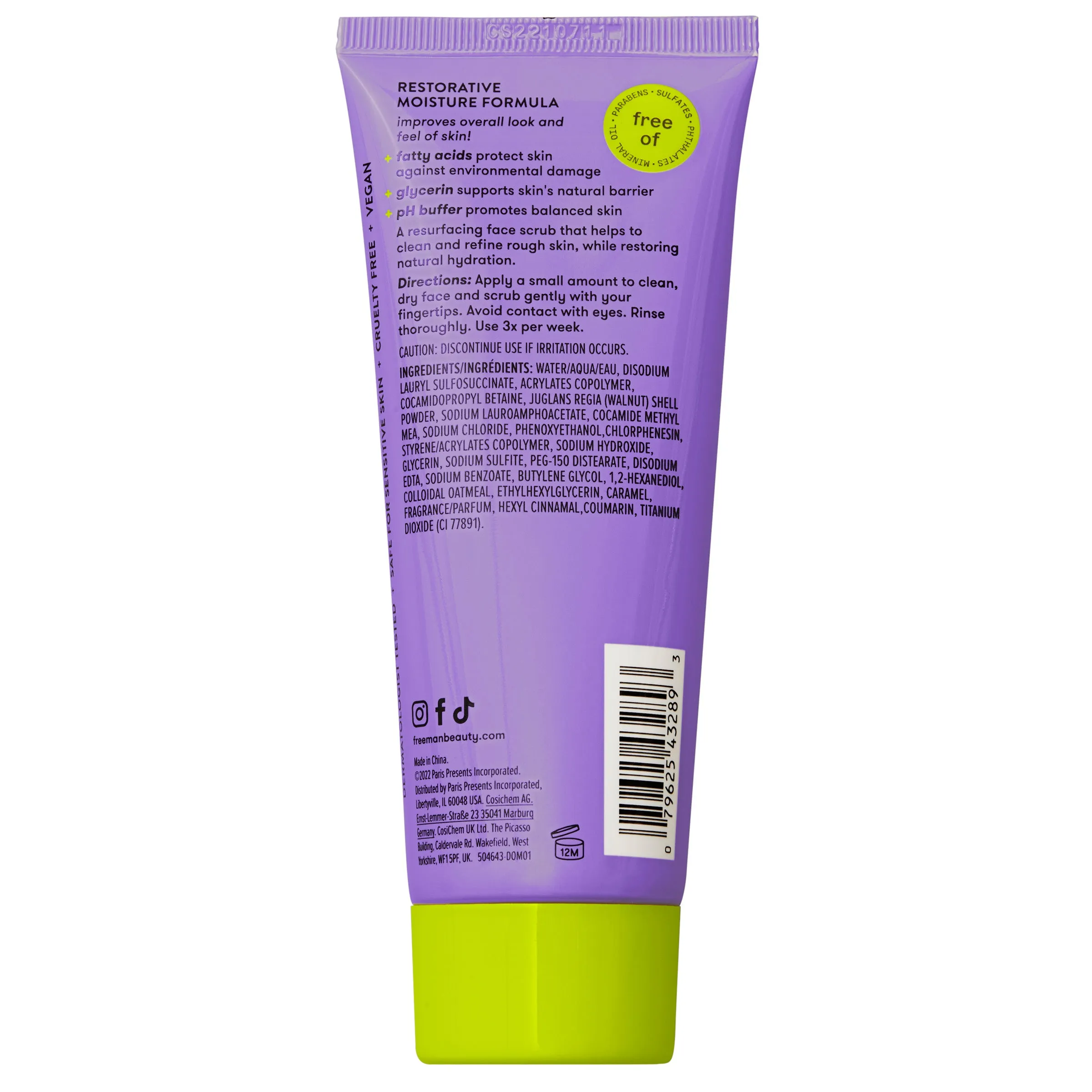 Restorative Facial Exfoliator   Cleanser