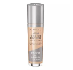 RIMMEL - Lasting Finish 25HR Breathable Foundation Classic Ivory 101 - 1 fl oz (30 ml)