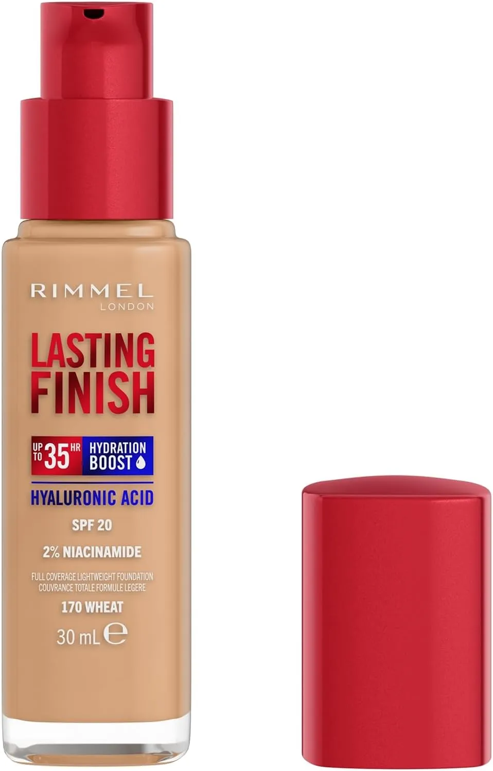 Rimmel London - Lasting Finish Hyaluronic Acid long-lasting Foundation