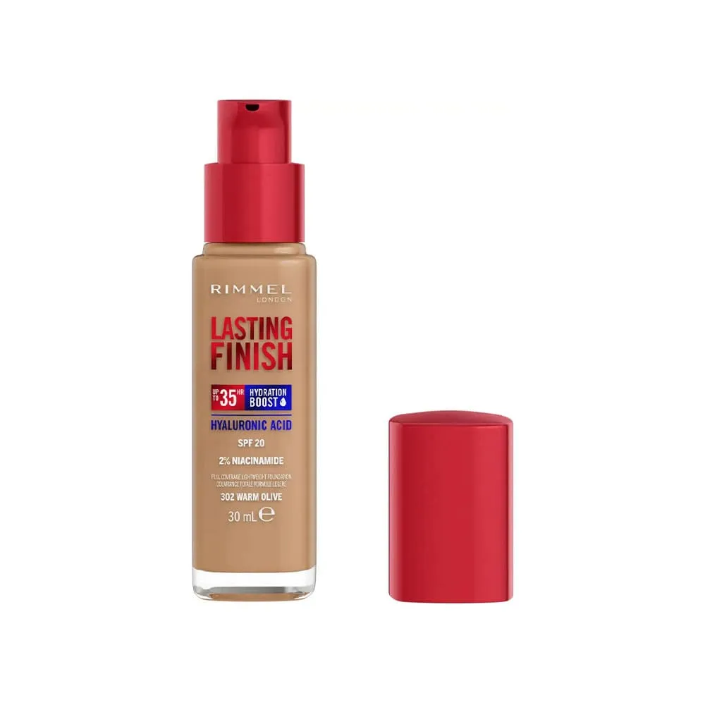Rimmel London - Lasting Finish Hyaluronic Acid long-lasting Foundation