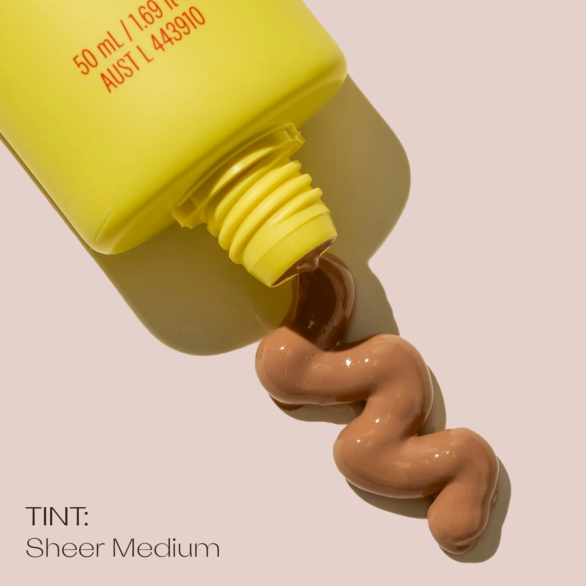 SPF 50  Sheer Tinted Moisturising Sunscreen, 50mL