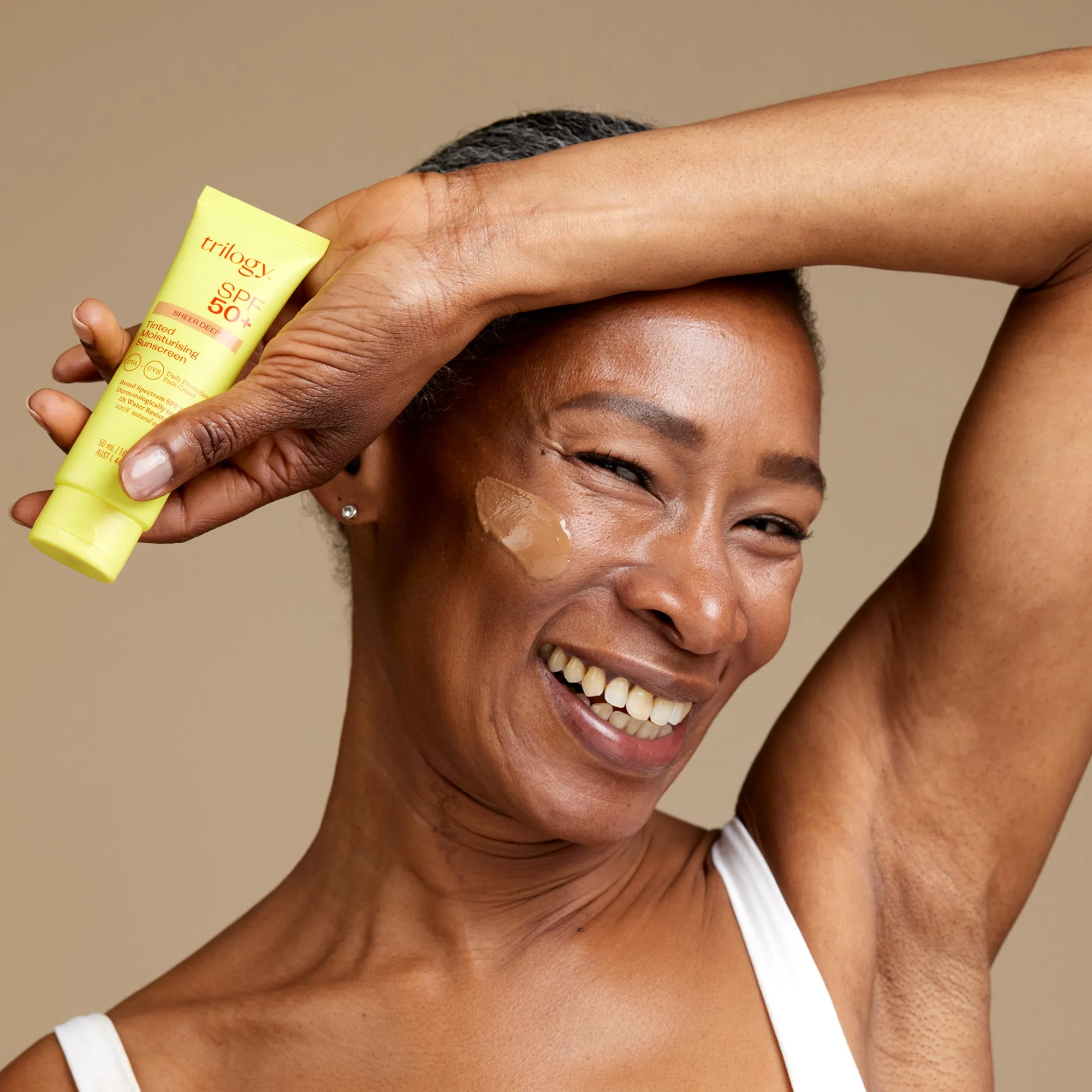 SPF 50  Sheer Tinted Moisturising Sunscreen, 50mL