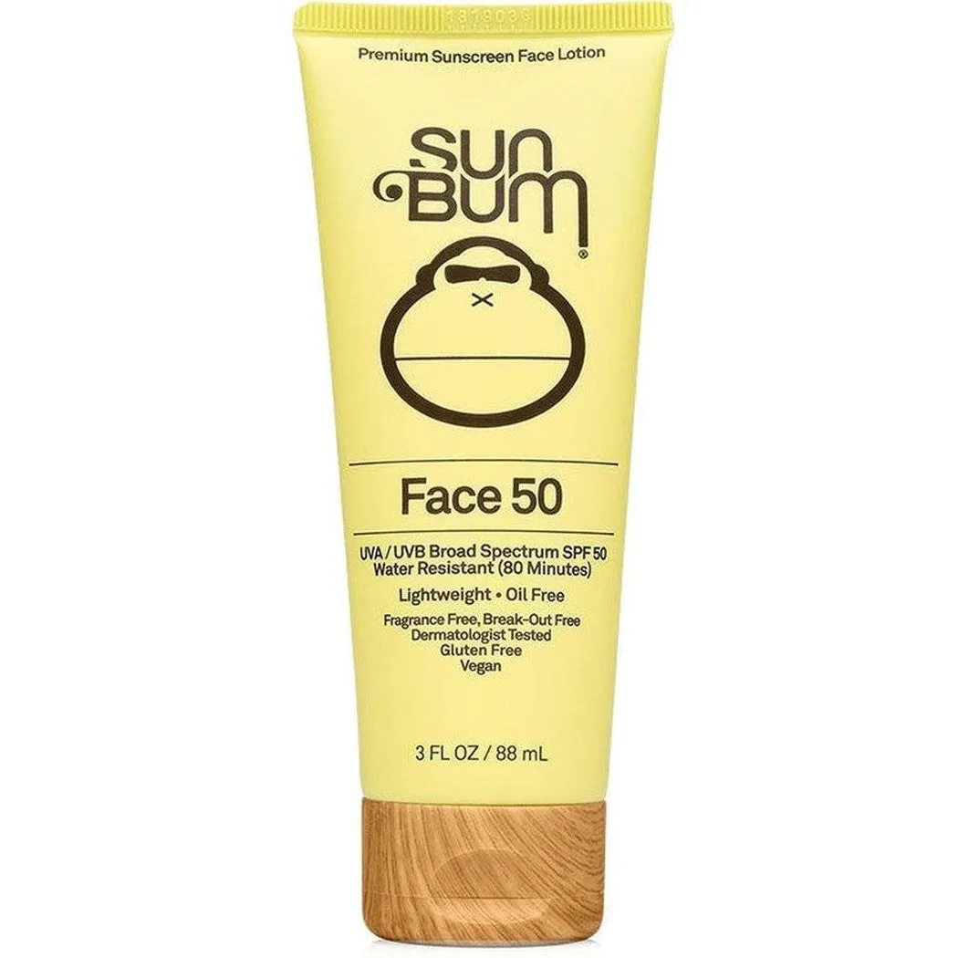 Sun Bum SPF 50 Clear Face Sunscreen Lotion