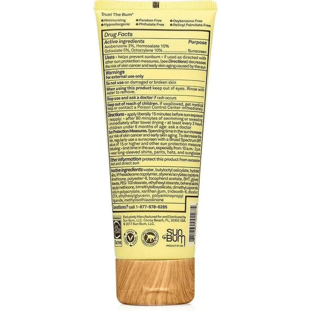 Sun Bum SPF 50 Clear Face Sunscreen Lotion
