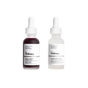 THE ORDINARY AHA 30%   BHA 2% Peeling Solution and Hyaluronic Acid 2% with B5
