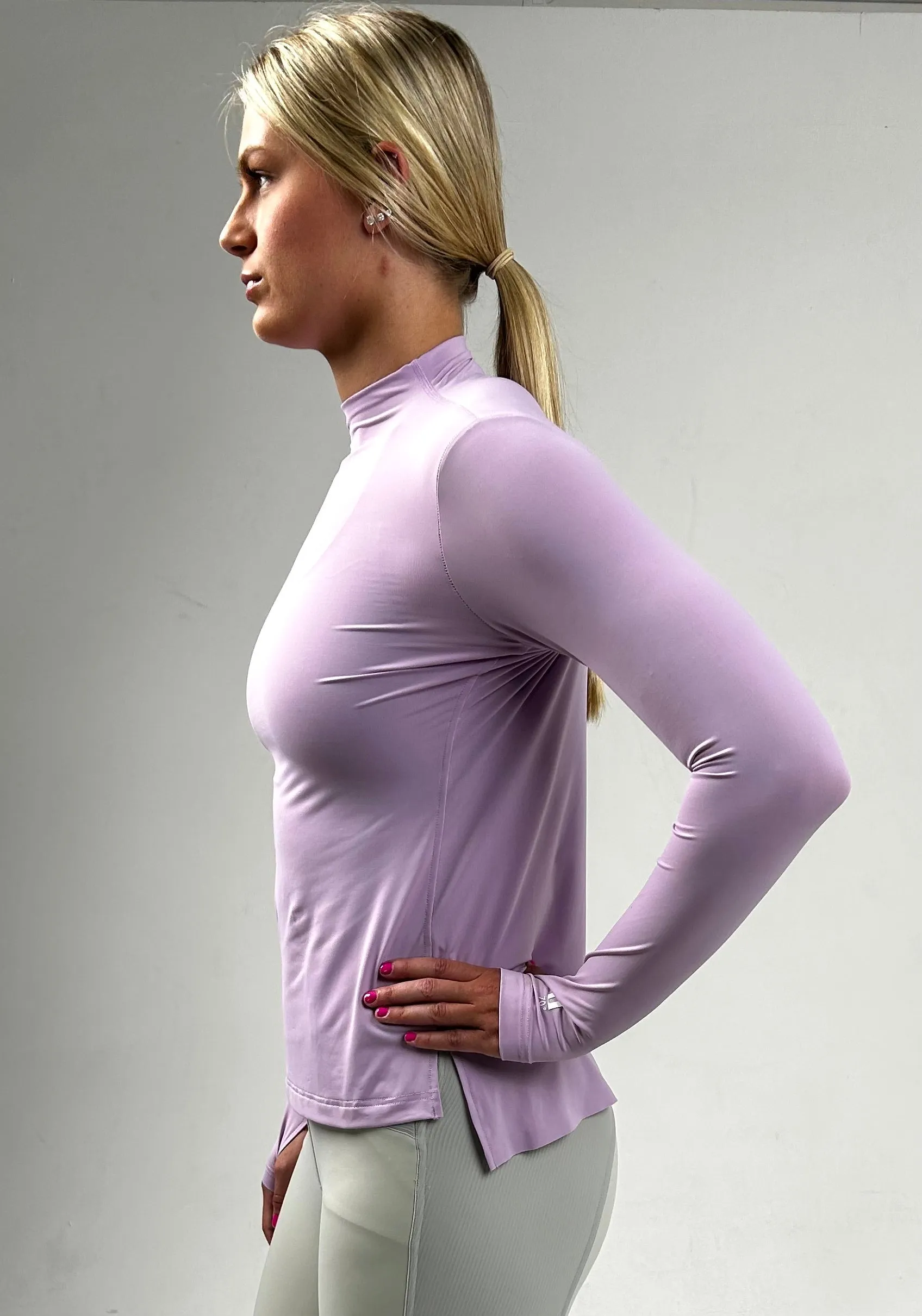 The Sunscreen Shirt in Lilac- UPF 50  Total Coverage
