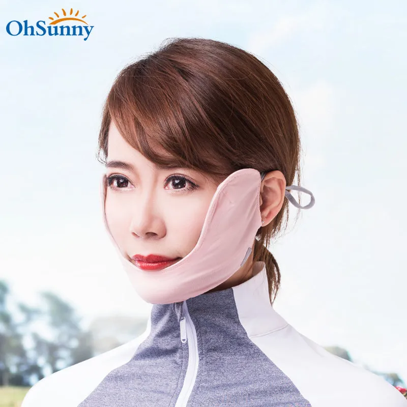 V-style Sun-protective Mask UPF50  for Outdoor Sports