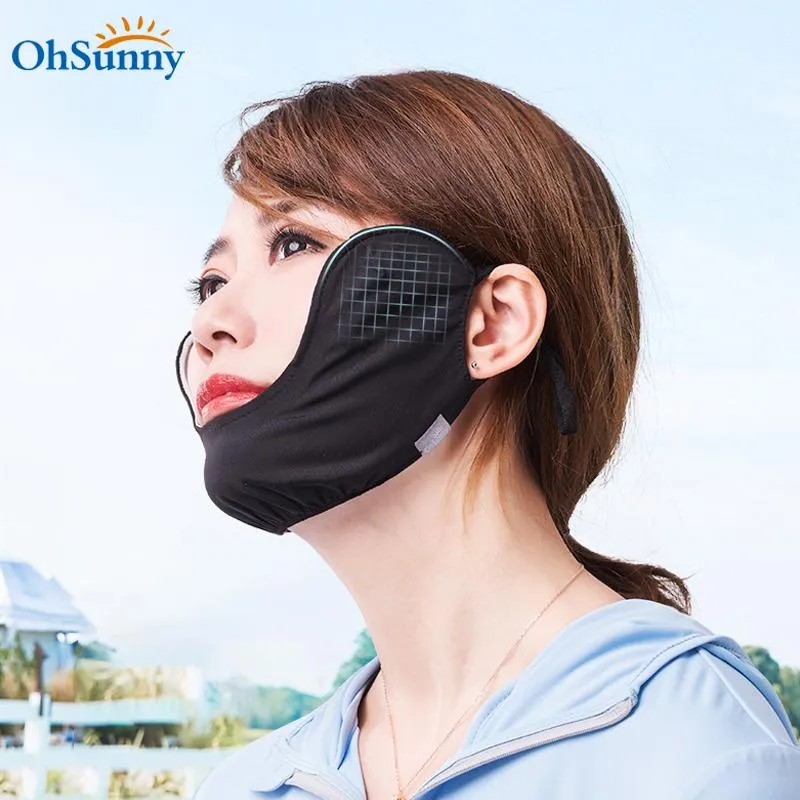 V-style Sun-protective Mask UPF50  for Outdoor Sports