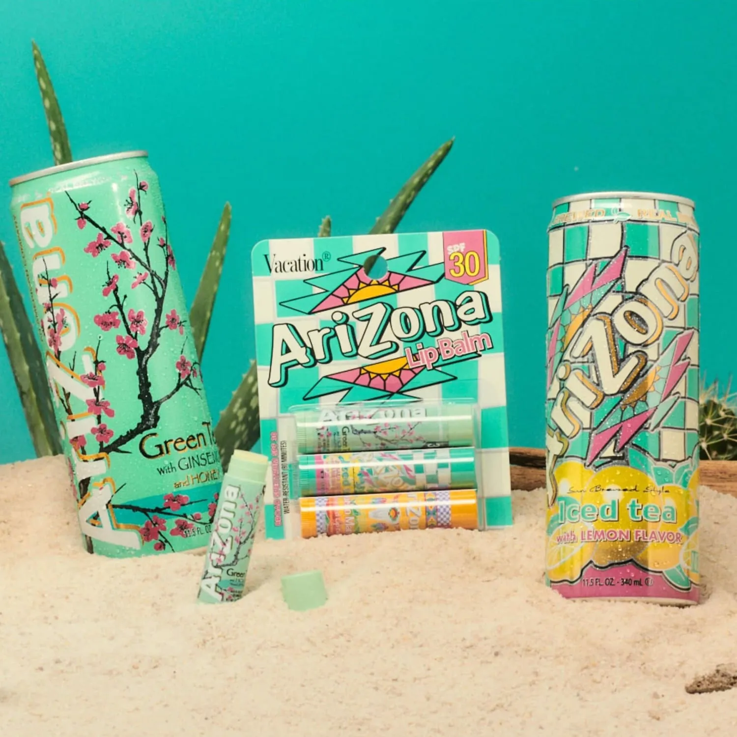 Vacation x AriZona Iced Tea Lip Balm SPF 30 Pack