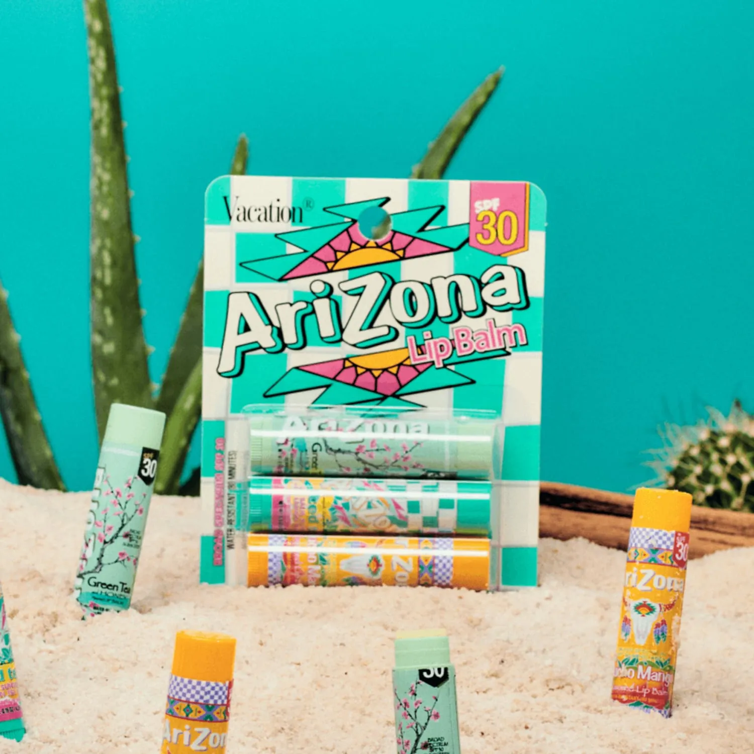 Vacation x AriZona Iced Tea Lip Balm SPF 30 Pack