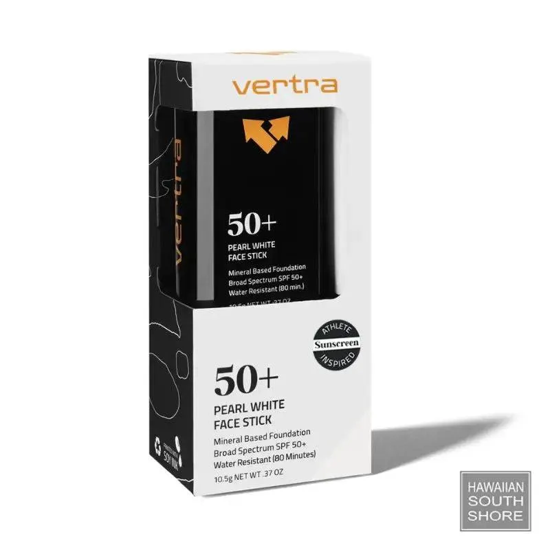 Vertra Pearl White Face Stick SPF50 Non-Greasy