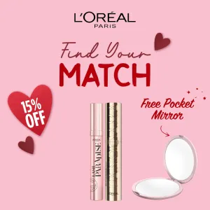 Voluminous Panorama Mascara & Lash Paradise Volumizing and Lengthening Black Mascara Duo