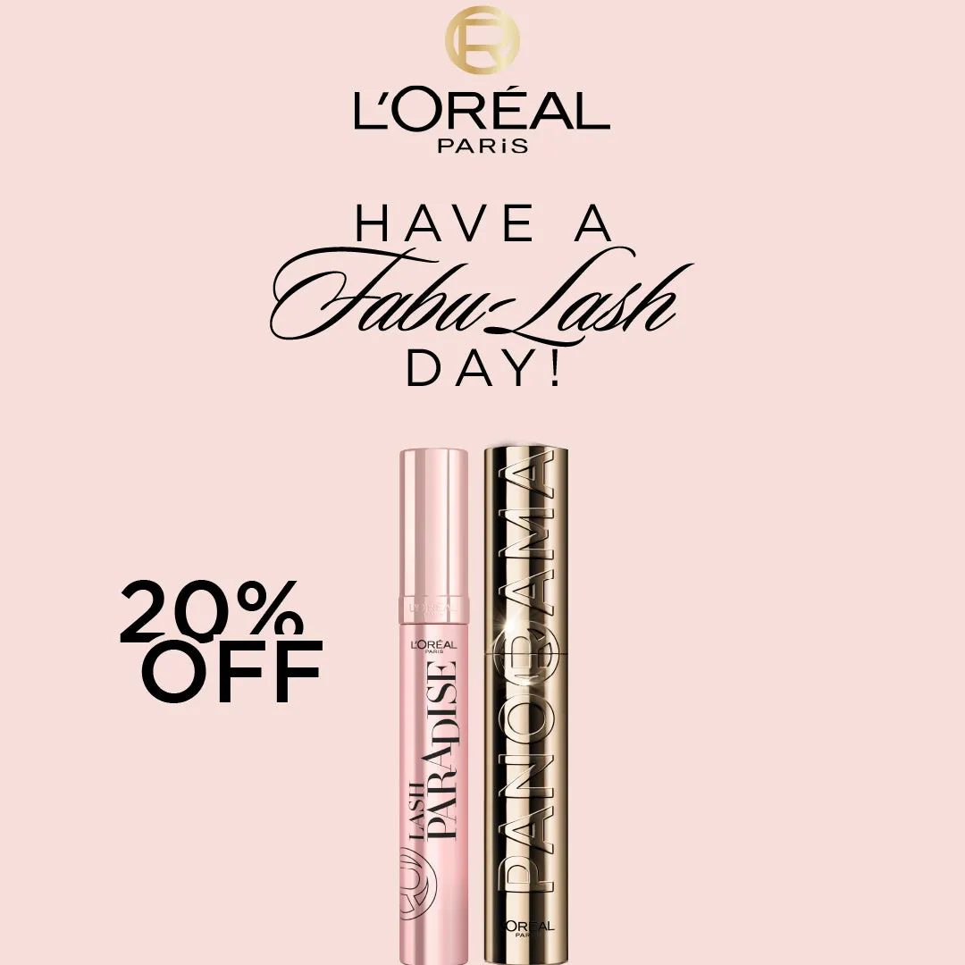 Voluminous Panorama Mascara & Lash Paradise Volumizing and Lengthening Black Mascara Duo
