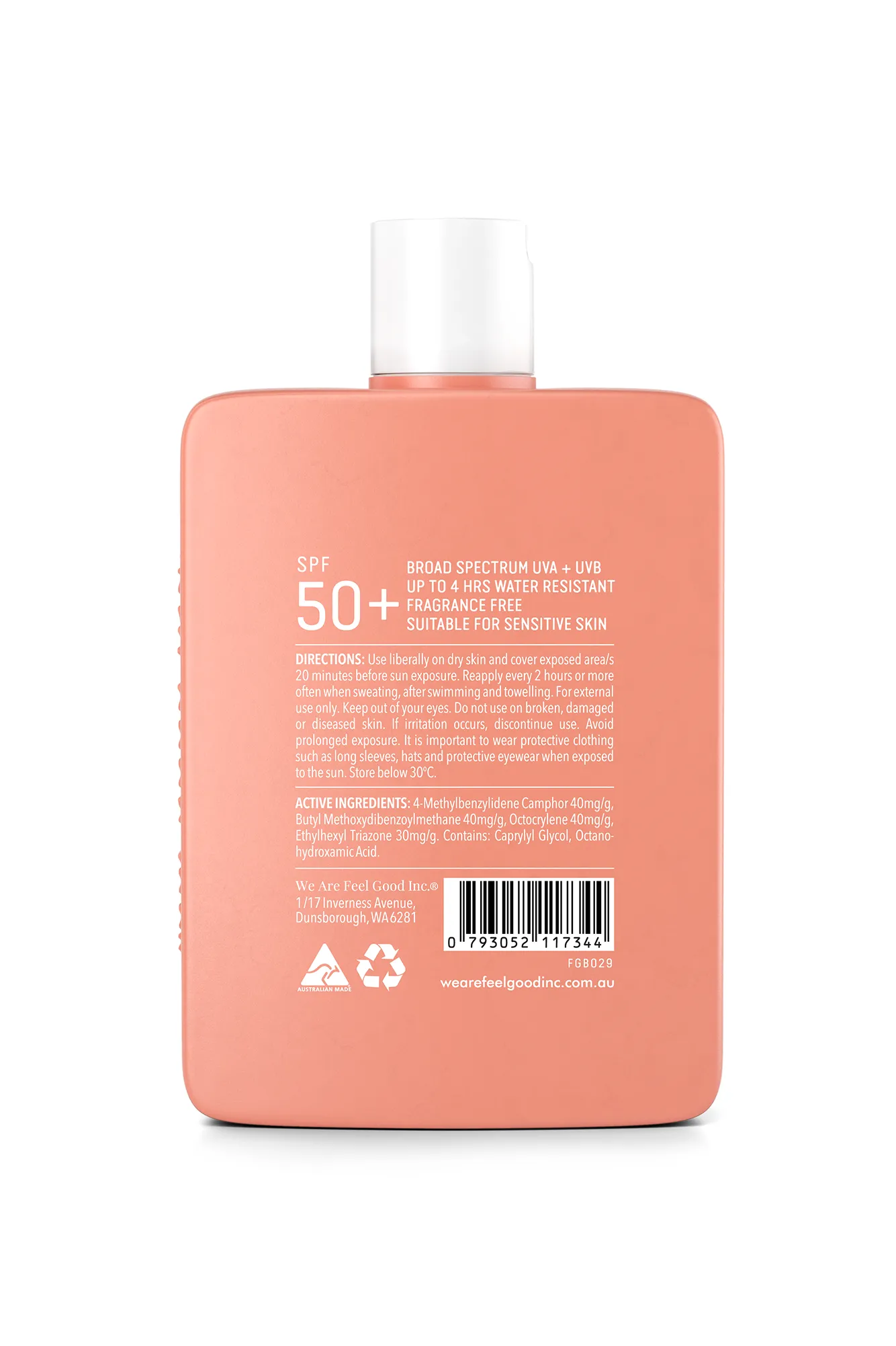 We Are Feel Good Inc. Sensitive Sunscreen Lotion SPF 50  200ml